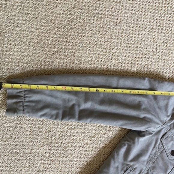 Grey Levis Sherpa Jacket--Light Grey--Size XS--New w/o Tags - Picture 7 of 16